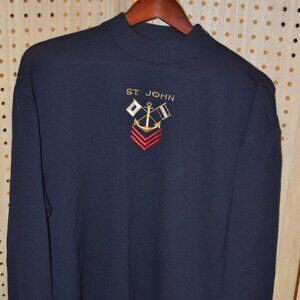 St. John Navy Sweater for Men